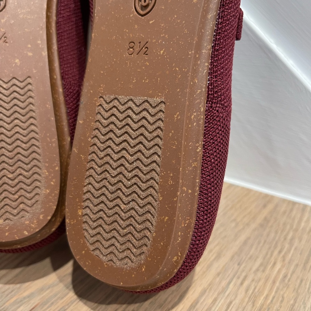 Rothy’s The Double Buckle Mary Jane Cabernet Burgundy Size 8.5 New NWOB Flats - Picture 9 of 16